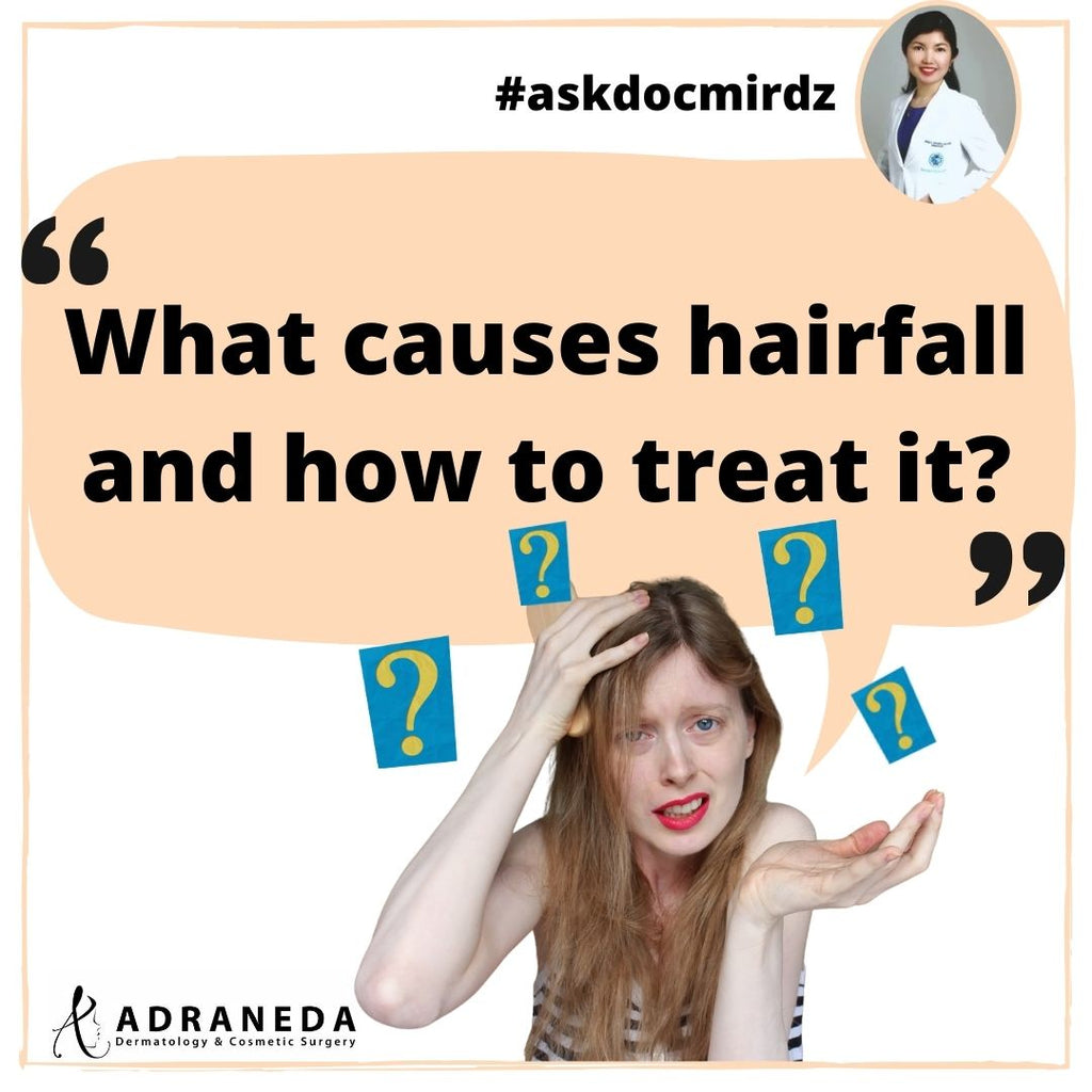 What causes hairfall and how to treat it?
