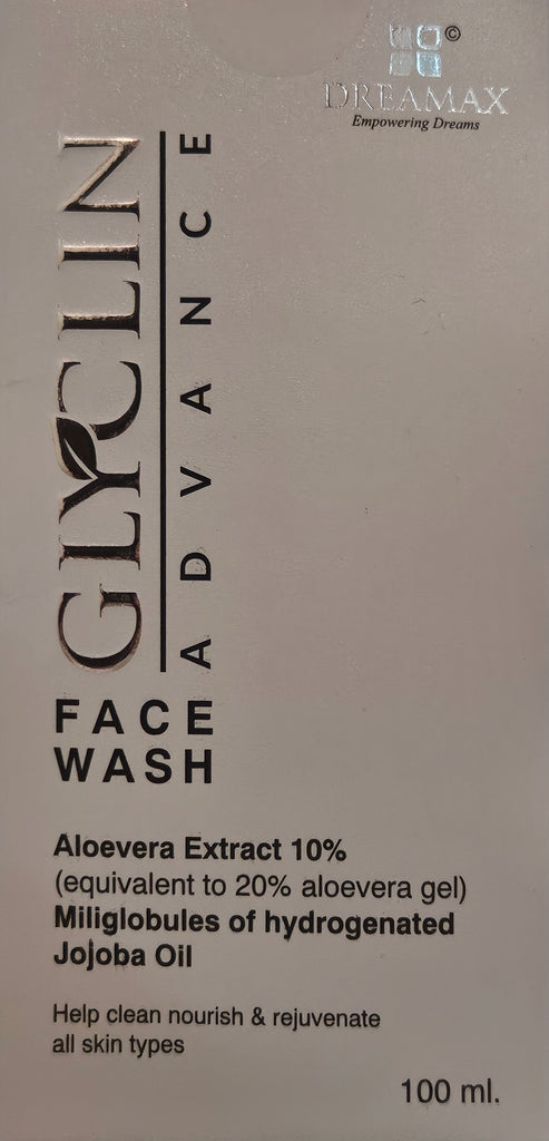 Glyclin Glycolic Face Wash - 6% Glycolic Acid in 10% Aloe Vera Gel
