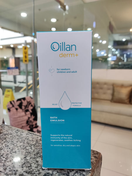 Oillan derm+   Bath Emulsion.   Relief Protective Formula