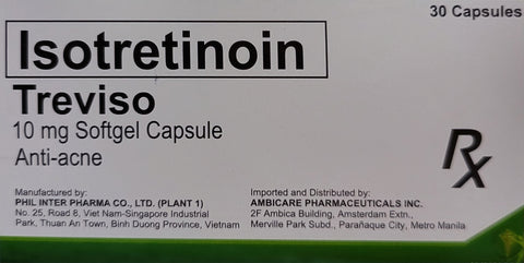Treviso Isotretinoin 10mg Anti-acne Medication