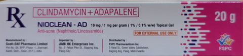 Nioclean (Clindamycin with Adapalene) Anti-Acne Cream