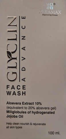 Glyclin Glycolic Face Wash - 6% Glycolic Acid in 10% Aloe Vera Gel
