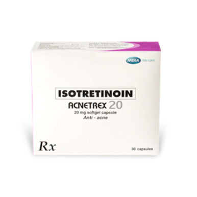 Isotretinoin Acnetrex - 20mg Adraneda Dermatology & Cosmetic Surgery Clinic