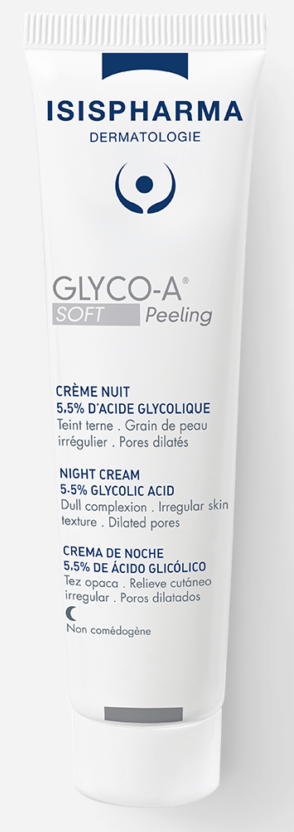 Isispharma Glyco A Soft 5.5% Glycolic Acid Night Cream