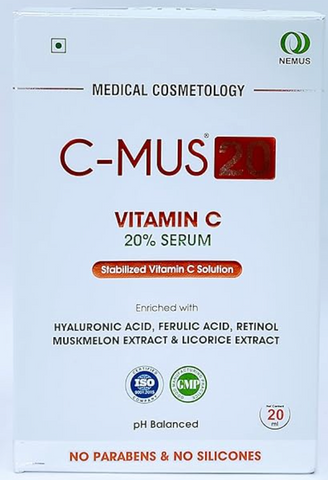 C-MUS Vitamin C Serum with Ferrulic Acid, Hyaluronic Acid