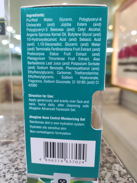 Aha Glow-acne moisturizing gel