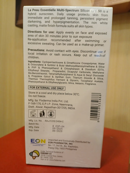 Essentielle: Multi-Spectrum Silicon SPF 50 Adraneda Dermatology & Cosmetic Surgery Clinic