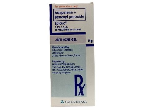 Epiduo Gel (Benzoyl Peroxide 2.5% and Adapalene 0.1%) - Adraneda Dermatology & Cosmetic Surgery Clinic